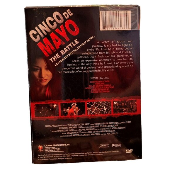 Cinco de Mayo The Battle He promised he'd never fight again Movie 4076dvd - Picture 2 of 2